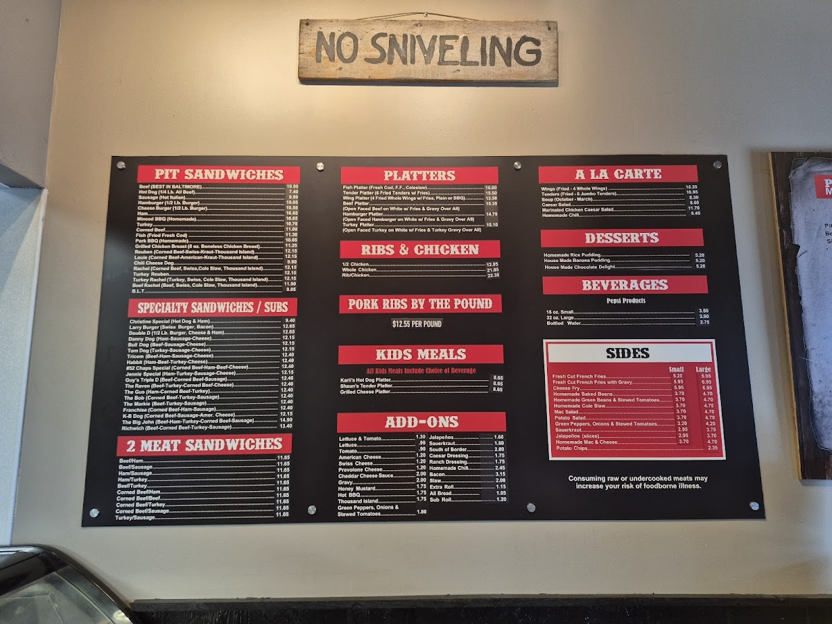 Chaps Pit Beef Baltimore Menu - Image 3